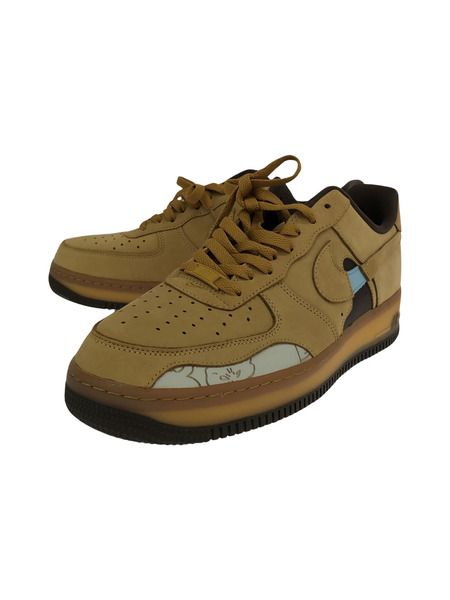 NIKE WMNS AirForce1 Low 07 Wheat and Dark Mocha DQ7580-700