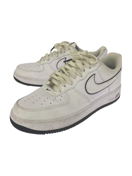 NIKE AIR FORCE 1 07 WHITE BLACK 27.5cm