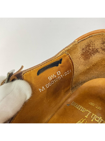 POLO RALPH LAUREN サンダル グルカ 茶 サイズ9 1/2