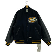 WTAPS ブルゾン・ジャンパー VARSITY JACKET WOOL MELTON TOON/黒/02