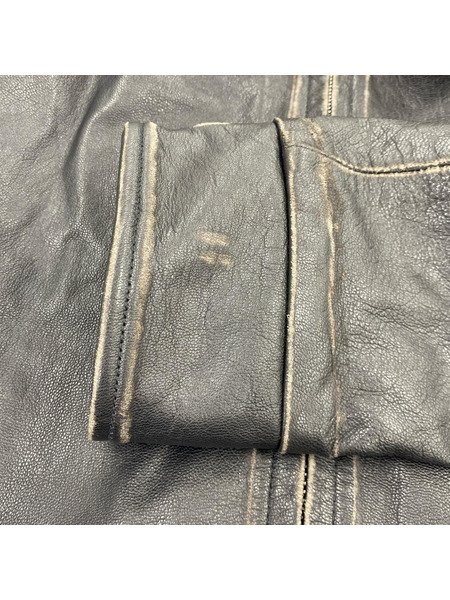 レザージャケット BREATH WASH LEATHER SINGLE RIDERS JACKET