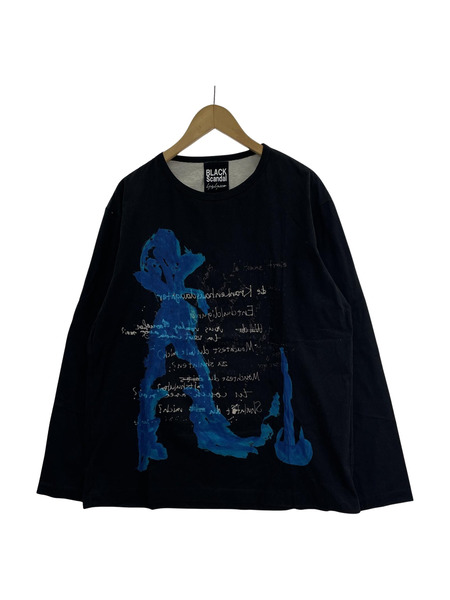 BLACK SCANDAL Yohji Yamamoto 20SS メッセージプリントカットソー 2