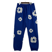 DENIM TEARS COTTON WREATH SWEATPANT BLUE フラワースウェットパンツ XL 青