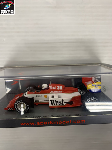 spark 1/43 Zakspeed 841 Belgium GP 1985 