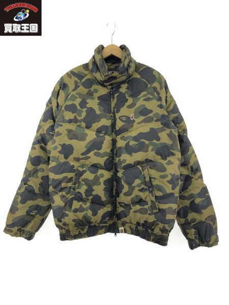 A BATHING APE カモ柄 ダウンジャケット XL