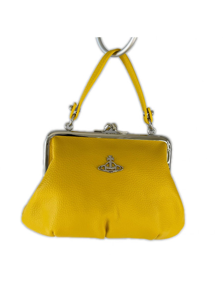 Vivienne Westwood ハンドバッグ Emma ガマ口 ハンドバッグ 黄
