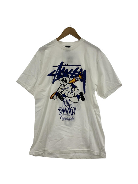 STUSSY×中日ドラゴンズ 限定コラボTee 白 M