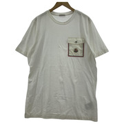 MONCLER 半袖Tシャツ・カットソー 胸ポケット付 S/S TEE WHT