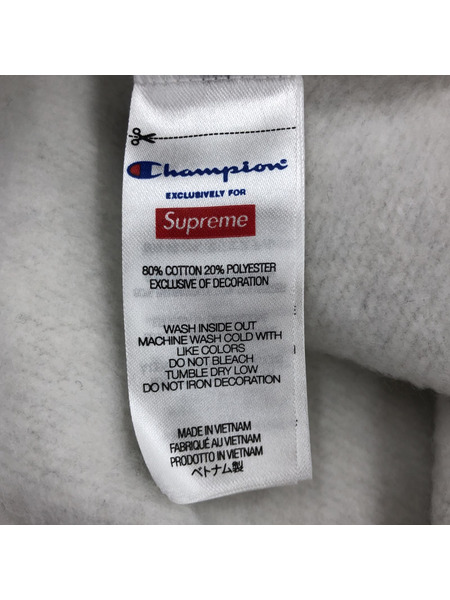 Supreme×champion 24ss Zip Up Hooded Sweatshirt (M) グレー
