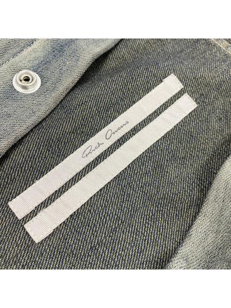 Rick Owens LARRY FOGPOCKET SHIRT DRKDUST DEGRADE