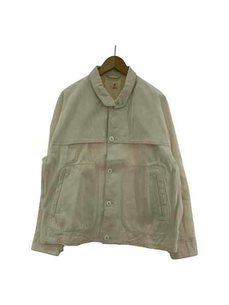. ジャケット PERIOD FEATURES カバーオール ホワイト