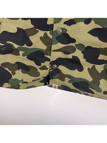 A BATHING APE ジャケット 三角黒タグ カモ コーチジャケット M