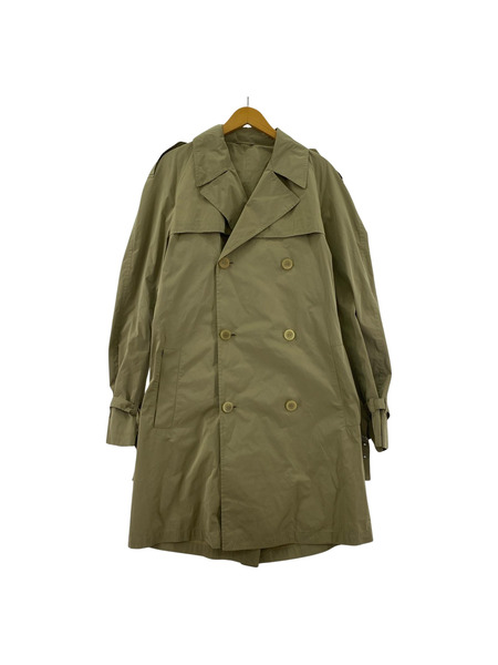 JIL SANDER ラフシモンズ期 ポリ100% トレンチコート 44 ベージュ