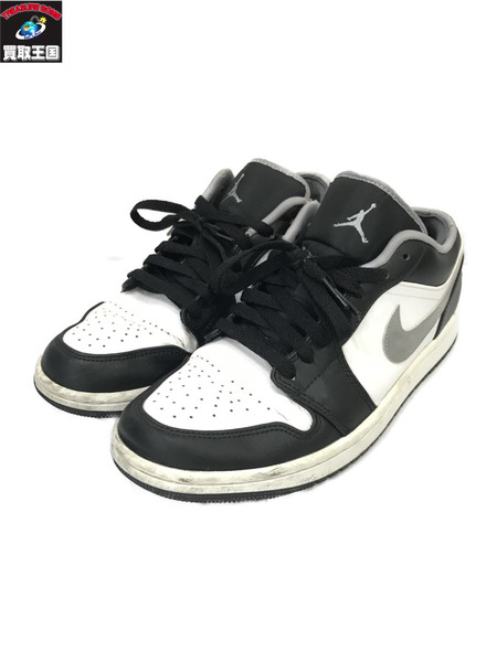 NIKE AIR JORDAN 1 LOW 553558-040 ナイキ/メンズ/スニーカー/靴/シューズ/白/黒/ホワイト/ブラック[値下]