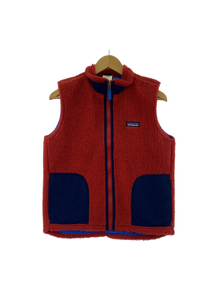 patagonia ボアベスト レッド L