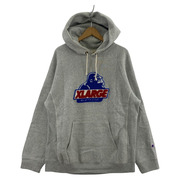 XLARGE×CHAMPION パーカー グレー