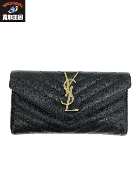 SAINT LAURENT 長財布 ブラック[値下]