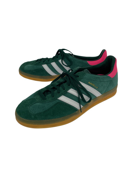 adidas originals WMNS Gazelle Indoor Green/Lucid Pink