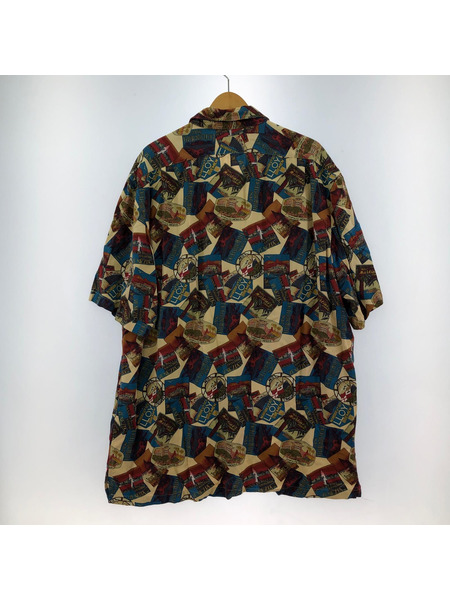 POLO RALPH LAUREN 半袖シャツ Rayon multi color shirts L