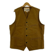 ジャケット BROWN DUCK WORK VEST (42) 茶