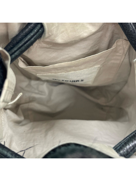 ソノ他バッグ MYTHINKS レザー巾着