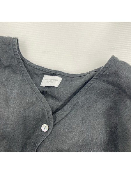 URBAN RESEARCH DOORS URBAN RESEARCH DOORSリネンドロストドルマンブラウス