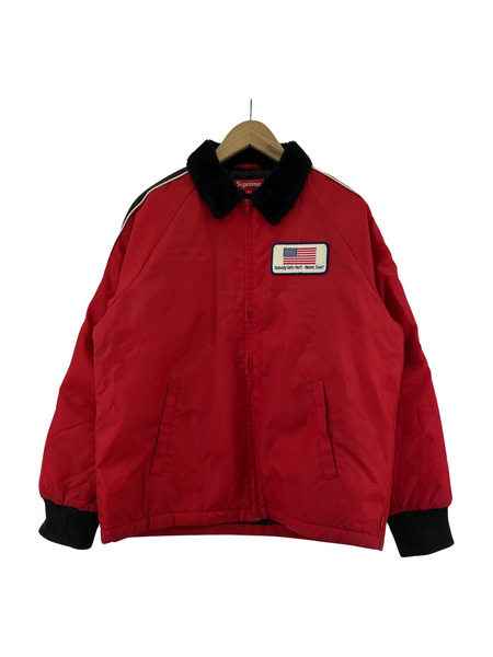 Supreme 17ss Freighter Jacket (S) 赤