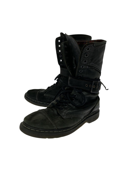 Dr.Martens ブーツ 14ホール ストラップブーツ(UK8) ブラック