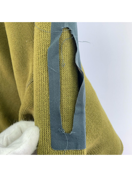 ARC'TERYX×BEAMS オールド 切替プルオーバーニット カーキ