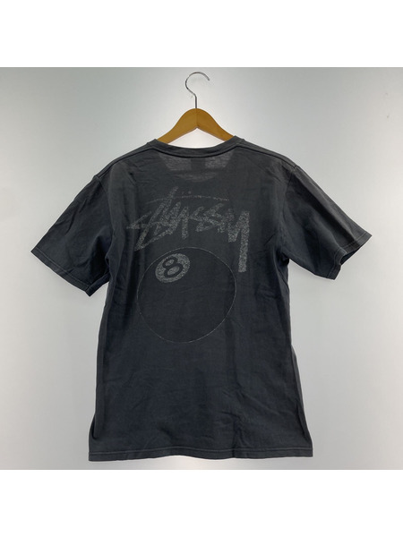 STUSSY 8ボール S/Sカットソー（S）黒