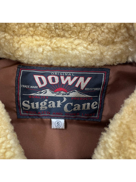 SUGAR CANE ダウンベスト LEATHER YOKE DOWN VEST(M)