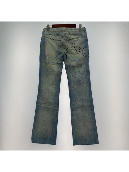 DOLCE&GABBANA デニム・ジーンズ ダメージフレアデニム[値下]