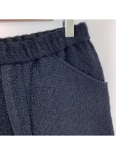 URU/TWEED EASY PANTS/イージーパンツ/1/ネイビー