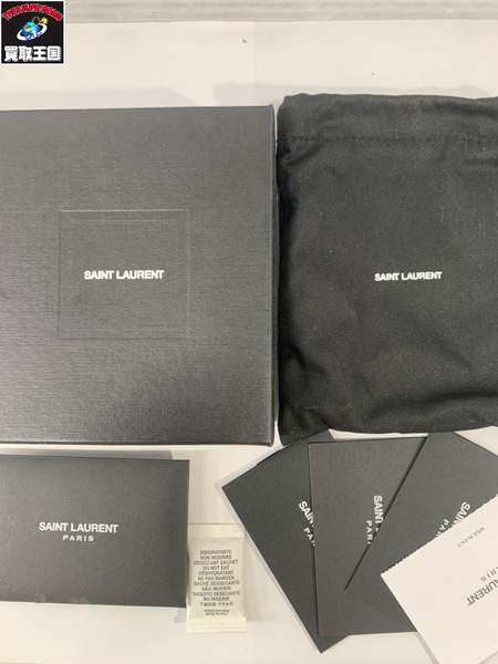 SAINT LAURENT 469338 名刺入れ 黒
