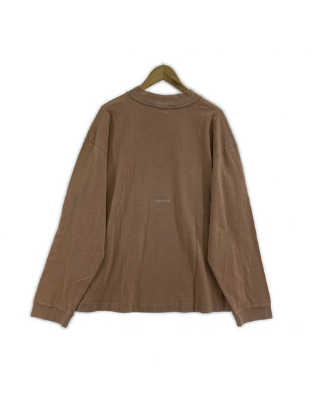 Acne Studios 25SS Crew neck sweater バックロゴカットソー ピンク