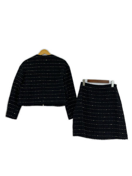 セットアップ LOULOU WILLOUGHBY/ツイード/セットアップ/BLK/1