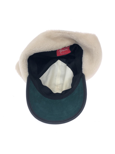 Supreme Shearling Earflap 6-Panel Cap