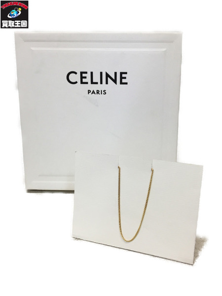 CELINE セリーヌ セバラブル ショートチェーン ネックレス ゴールド WCA3290