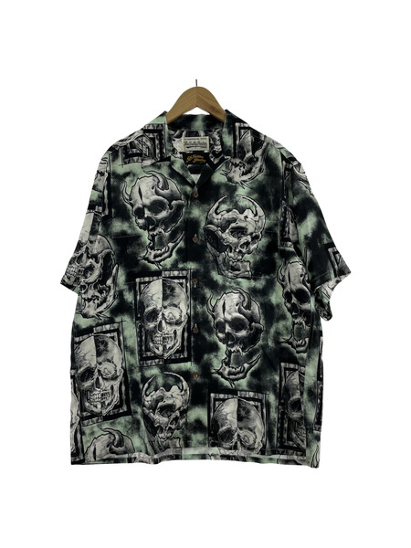 WACKO MARIA×56 TATTOO STUDIO 22SS S/S HAWAIIAN SHIRT (L)