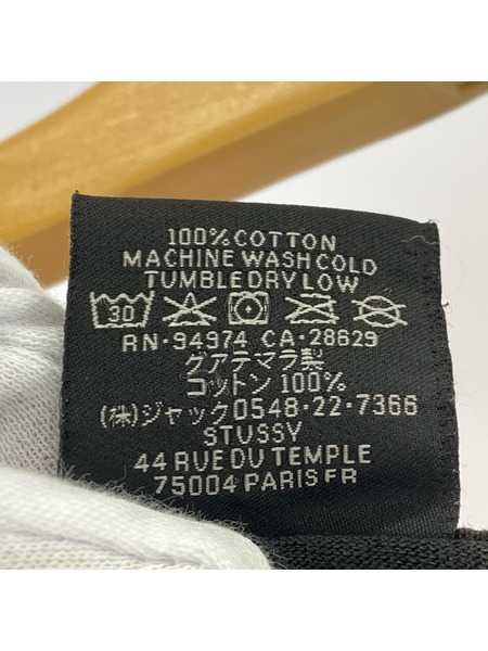 STUSSY 半袖Tシャツ・カットソー S64 PIGMENT DYED TEE 黒 (M)