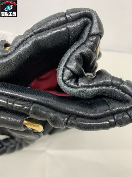 ハンドバッグ miu miu ハンドバッグ 黒