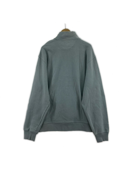 STUSSY スウェット・トレーナー Stock Logo Mock Neck Sweat BLU L