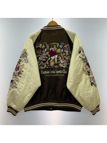 ブルゾン・ジャンパー Captain Santa 刺繍スタジャン (L)