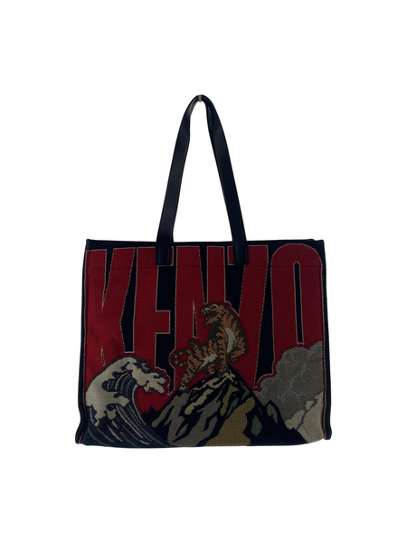 KENZO　Jungle Mountain Tiger Jacquard Tote