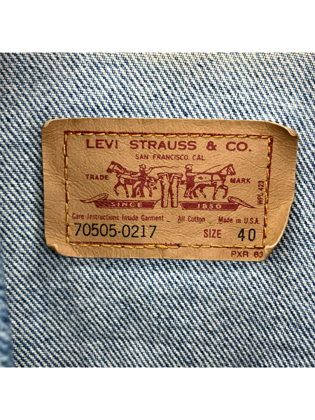 Levi's デニムジャケット USA製 Lot70505