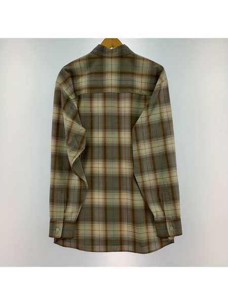 AURALEE 長袖シャツ 25SS SUPER LIGHT WOOL CHECK SHIRT