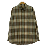AURALEE 長袖シャツ 25SS SUPER LIGHT WOOL CHECK SHIRT