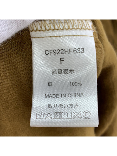 長袖ワンピース 08Mab ピンタックリネンワンピース  CF922HF633
