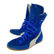 PUMA スニーカー PX2302-6000 ボクシング スエード 青 28cm