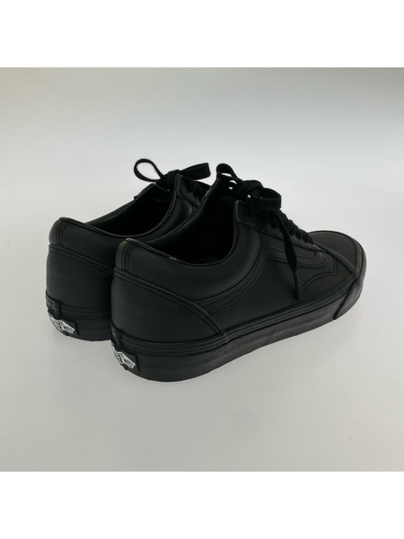 VANS スニーカー OLD SKOOL LEATHER 黒 (27.5)